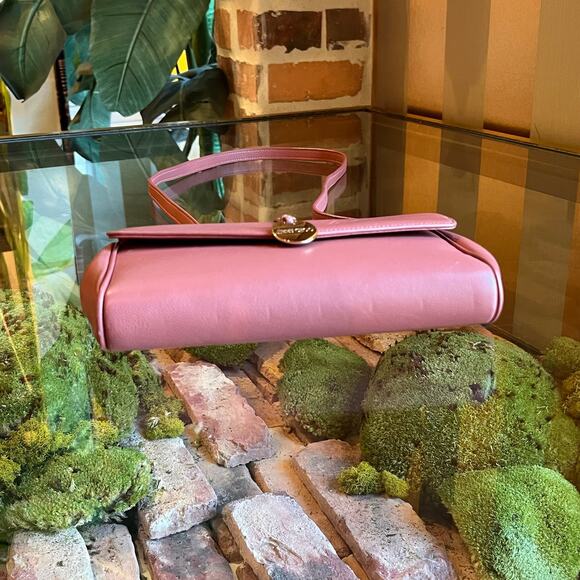 JIMMY CHOO Cinch Pink Smooth Leather Crossbody Bag - Picture 4 of 12